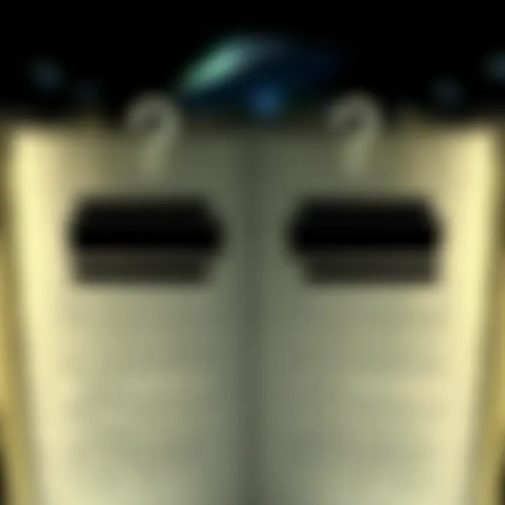 Redacted documents comparison A side-by-side view of redacted documents symbolizing Epstein files and UFO files, with question marks above each set of papers to represent the mystery surrounding them.