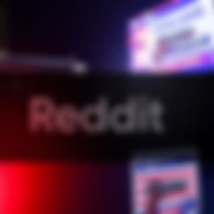 A collage showing Reddit's logo and a graphic of anti-gun messages being blocked or filtered, representing censorship issues.