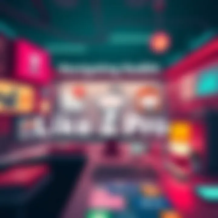 A visually engaging guide to mastering Reddit, featuring icons representing various subreddits and interactive elements of the platform.