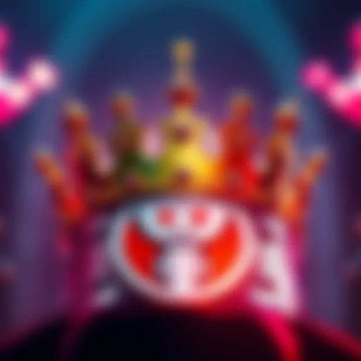 A digital crown placed over a Reddit logo symbolizing community leadership