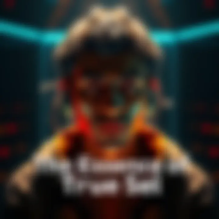 A reflective figure contemplating the layers of identity, symbolizing the separation between persona and true self.