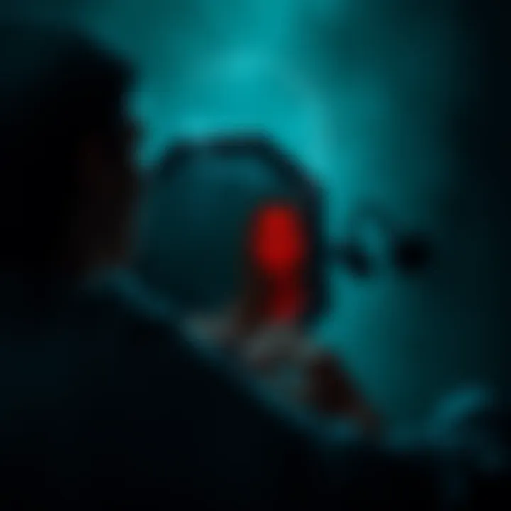 A haunting mirror symbolizing the emotional turmoil of Christine Chubbuck and the author.