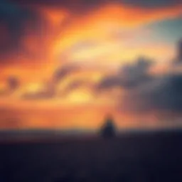 A person sitting alone on a beach, staring out at the ocean during sunset, symbolizing contemplation of life after death