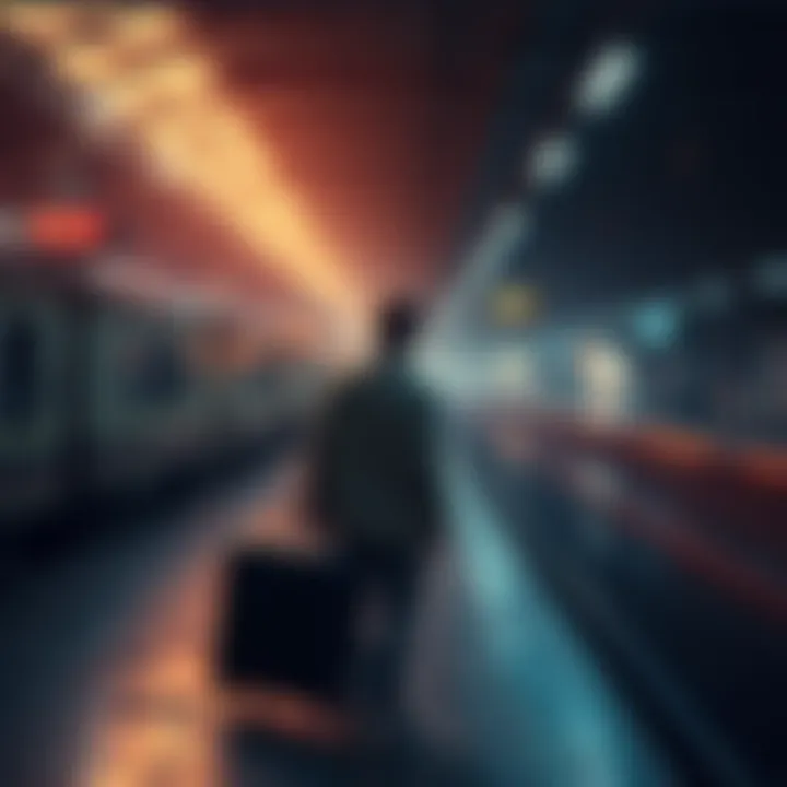 A Reflective Journey A serene landscape depicting personal growth and reflection, featuring a winding path through nature under a clear sky, symbolizing exploration and insight.