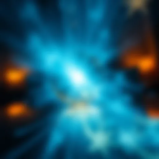 A mirror reflecting light and creating a mystical aura, suggesting spiritual connection