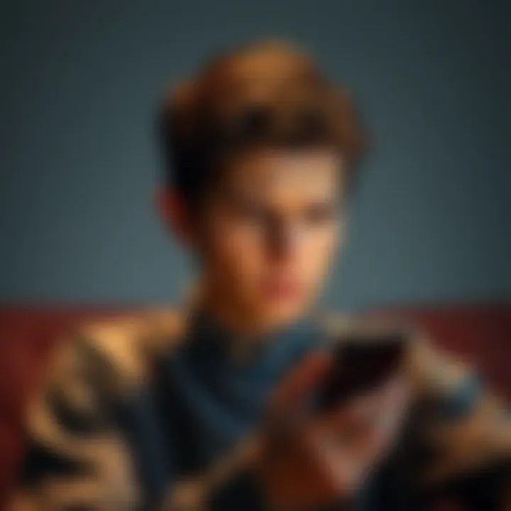 A frustrated person looks at their phone, waiting for a response from a Reiki master after a training purchase.