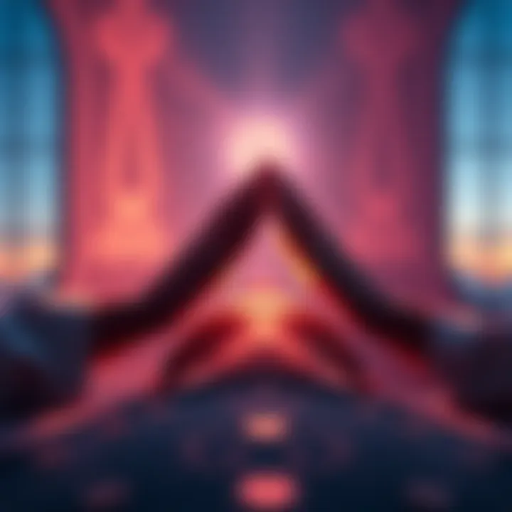 A Reiki practitioner with hands hovering over a client, creating a calming energy space during a session.