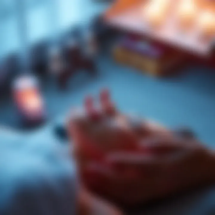 A person receiving reiki therapy with soothing energy flow, focused on healing endometriosis symptoms.