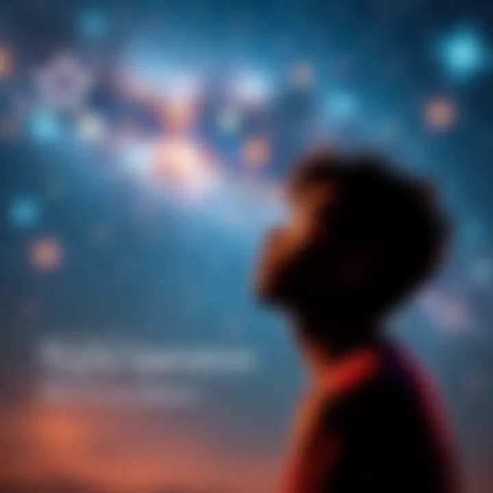 A thoughtful person gazing at the stars, pondering life after death and the idea of reincarnation.