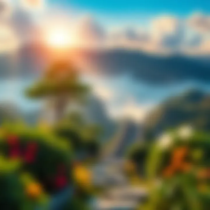 A serene scene depicting nature, symbolizing vitality and rejuvenation.