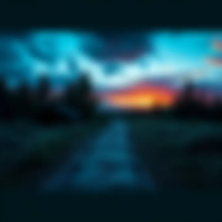 A serene pathway representing journeying through complex emotions in relationships