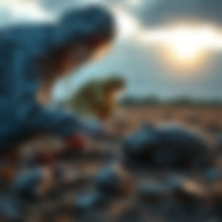 Forensic team examining remains in a field in Buenos Aires, highlighting the search for justice after 41 years