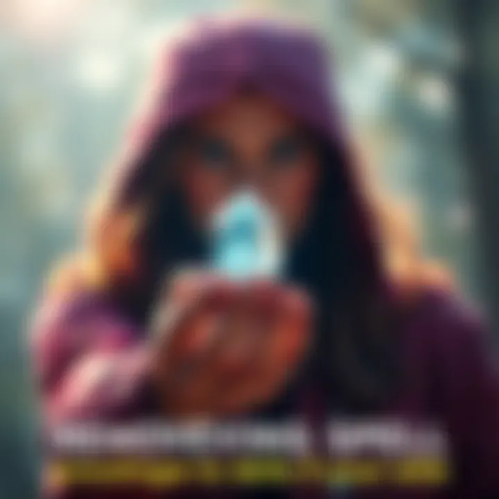 Removing Negative Spell A person holding a crystal for protection against negative influences in a bright setting