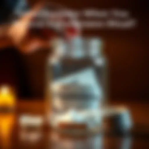 A person carefully removes a piece of paper with a name from a jar labeled for letting go of negativity, symbolizing the reversal of a manifestation ritual.