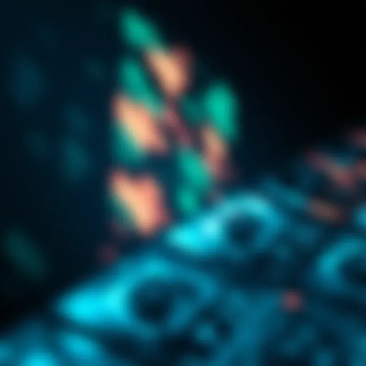 A close-up of digital graphics showing shadows with varying resolution and quality.
