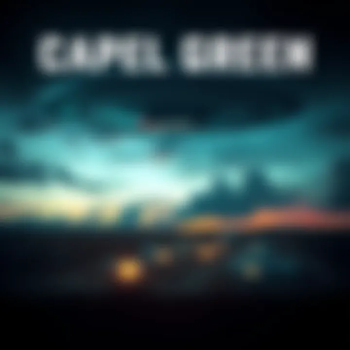 Cover of the documentary 'Capel Green' featuring a UFO over a military base with dramatic skies