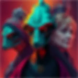 Illustration of a reptilian Queen, Duke of Westminster, and Hilary Clinton with reptile-like features.