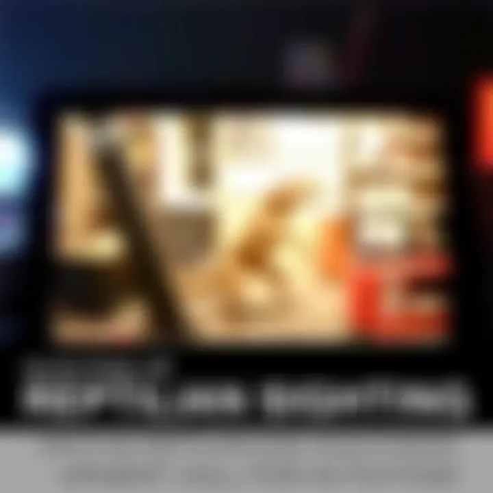 A still from a woman's video showing a reptilian figure in a blurry, distorted frame. The footage looks shaky and unclear, suggesting mysterious activity.