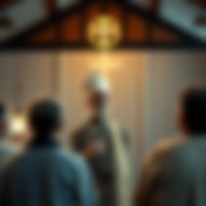 Rev. John Paraskevopoulus speaks to a group about the connections between Orthodox teachings and Jōdo Shinshū.