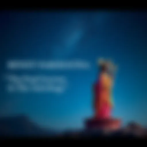 Revati Nakshatra Symbolism A peaceful night sky with stars representing Revati Nakshatra, symbolizing completion and kindness, alongside the deity Pushan guiding the way.