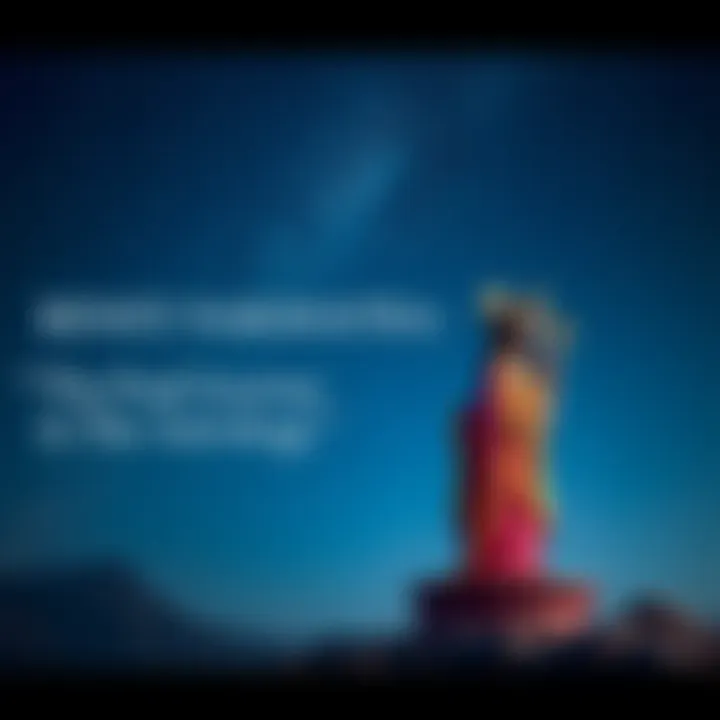 Revati Nakshatra Symbolism A peaceful night sky with stars representing Revati Nakshatra, symbolizing completion and kindness, alongside the deity Pushan guiding the way.