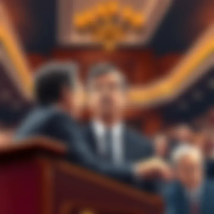 Robert F. Kennedy Jr. speaks at a podium, claiming Lyme Disease may be a bio-weapon, with an audience watching attentively.