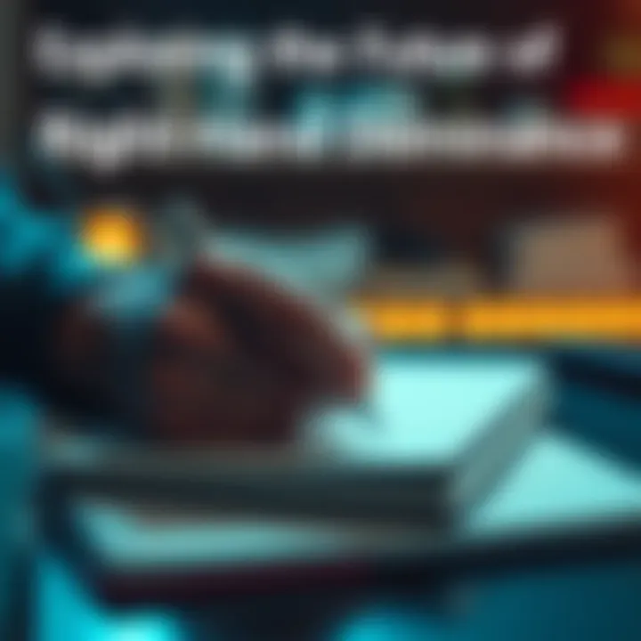 A person writing with their right hand on a notebook, illustrating right-hand dominance in action.