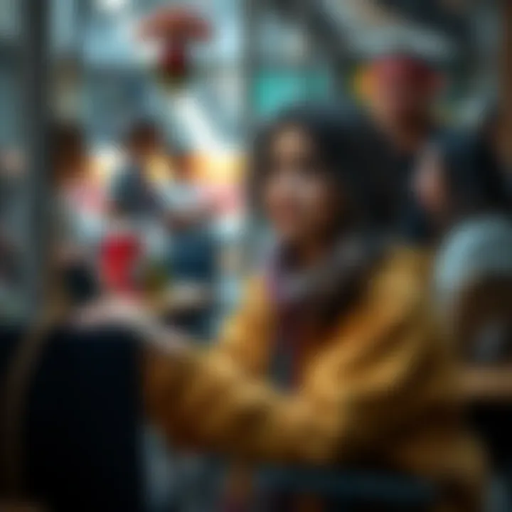 A 25-year-old right-handed woman engaged in daily activities, showcasing her interests and lifestyle.