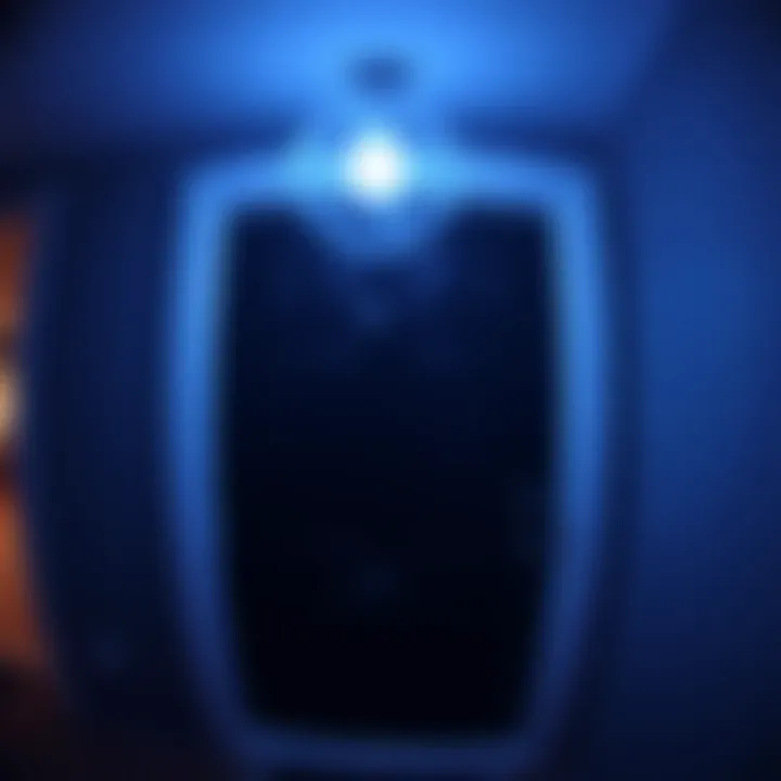 Ring Doorbell Camera Footage Footage showing a possible orb captured by a Ring doorbell camera at night.