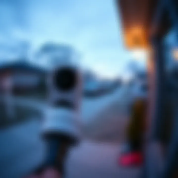 Footage from a Ring doorbell showing activity in a North West Alabama neighborhood