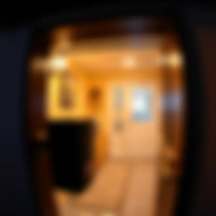 Ring doorbell camera shows strange audio and visuals with concerned residents nearby