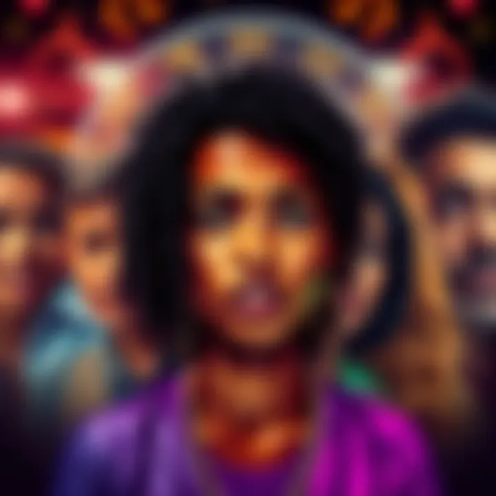 A group of diverse people expressing various emotions, with zodiac symbols in the background representing their rising signs.