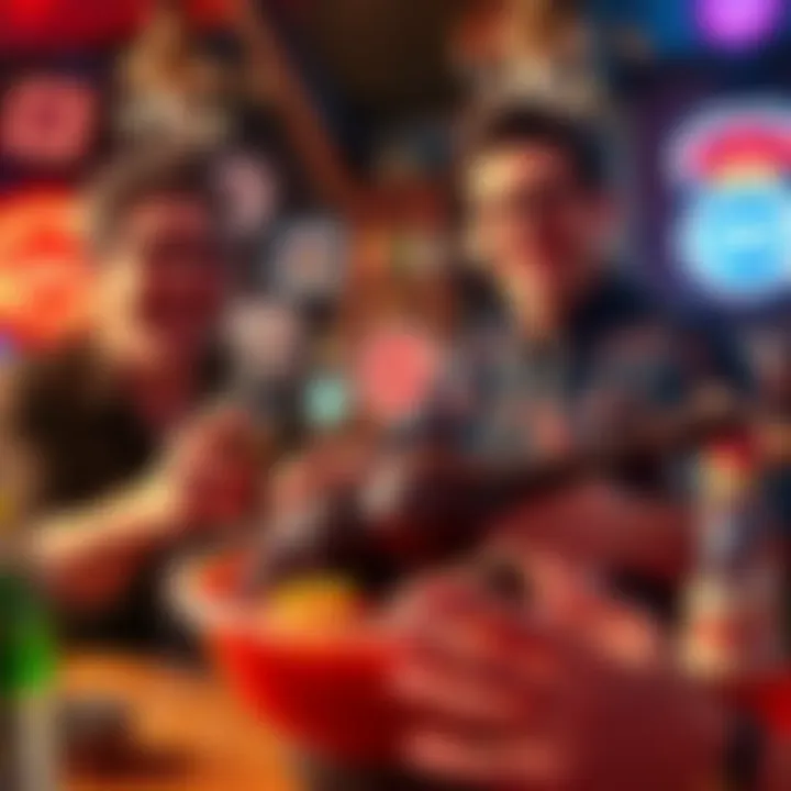 Mark and Huck laughing as they add roadkill to Mike and Jerry's liquor mash during a prank