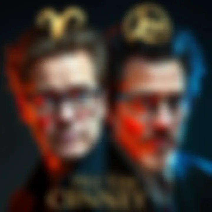 Robert Downey Jr. and Tim Curry Astrology Signs Robert Downey Jr. and Tim Curry side by side with Aries and Leo symbols above them