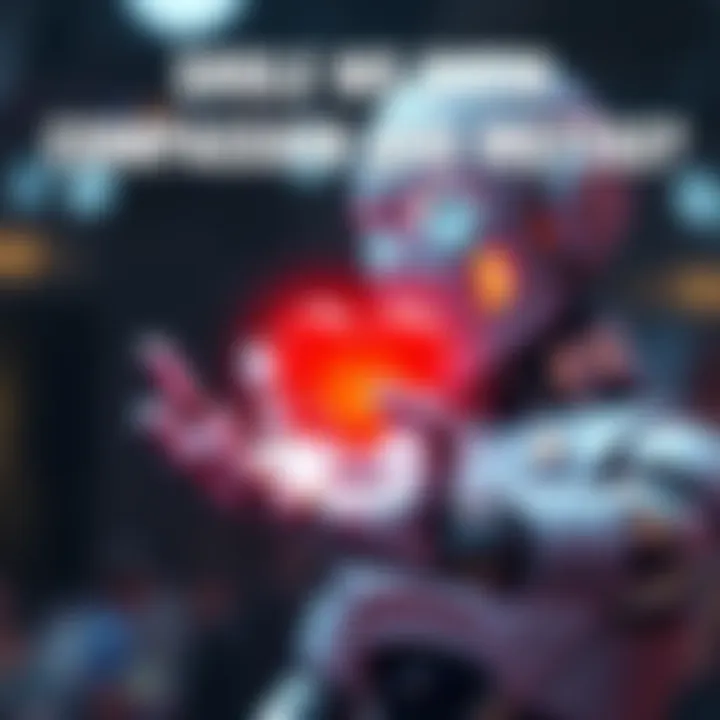 A friendly robot extending a hand in a welcoming gesture, symbolizing compassion towards artificial intelligence.