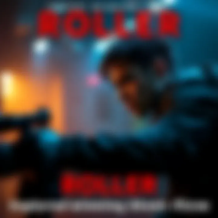 Scene from the short film ROLLER showing the main character in a dramatic moment