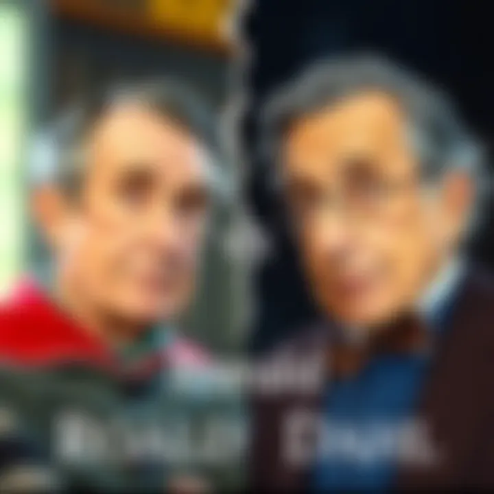 A side-by-side comparison of the names Ronald and Roald Dahl, highlighting the common mix-up in spelling.