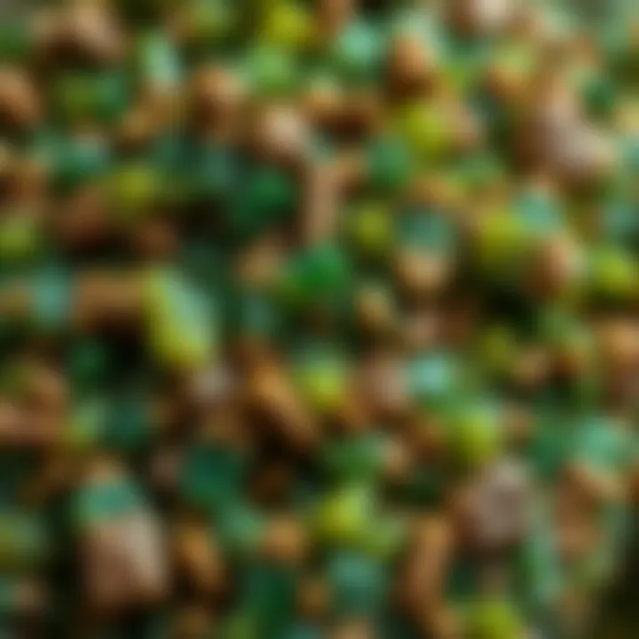 A close-up of hand-harvested Royal Green Frankincense resin from Oman, showcasing its natural color and texture.