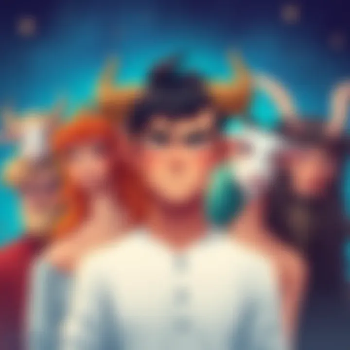 Illustration showing zodiac signs with some looking annoyed and others indifferent, representing bad manners