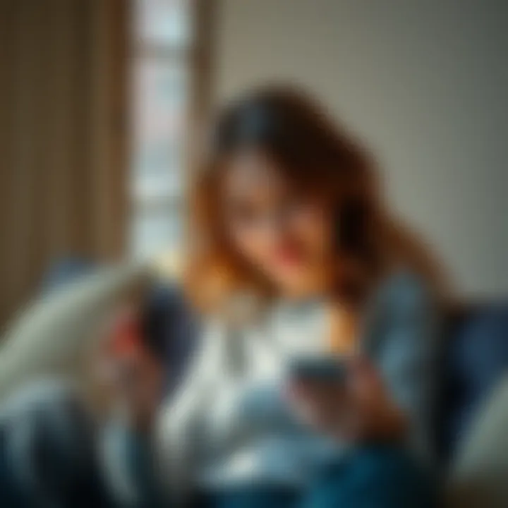 Sagittarius girlfriend looking at boyfriend's phone A Sagittarius girlfriend playfully showing jealousy while glancing at her boyfriend's phone, expressing her feelings with a light-hearted smile.