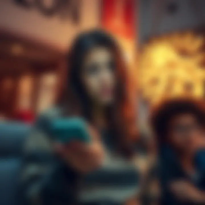 Sagittarius and Leo Relationship A young woman looks concerned while texting on her phone, symbolizing her confusion in a relationship with a young man who is absent.