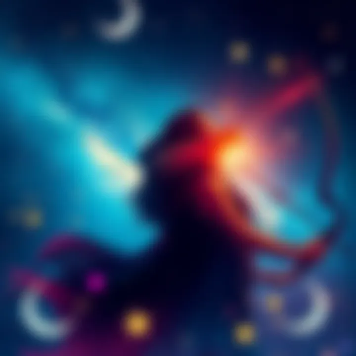 A couple embracing with a backdrop of stars, symbolizing passion and adventure, representing Sagittarius traits as lovers.