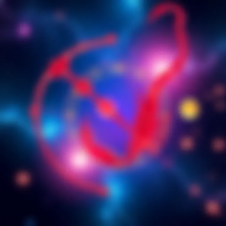 A cosmic representation of Sagittarius and Scorpio sign interplay, highlighting their energy and influence in astrology.