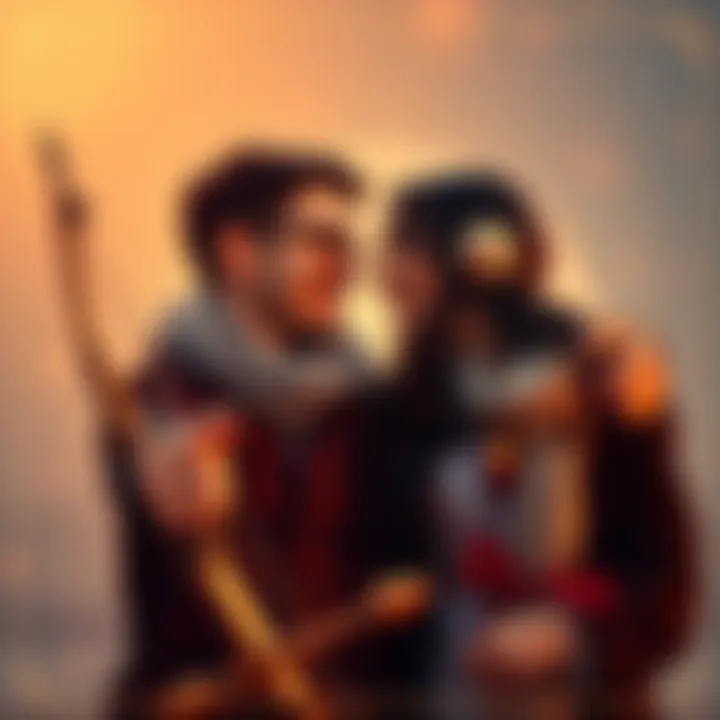 A couple sharing a joyful moment, representing the adventurous nature of Sagittarius in relationships.
