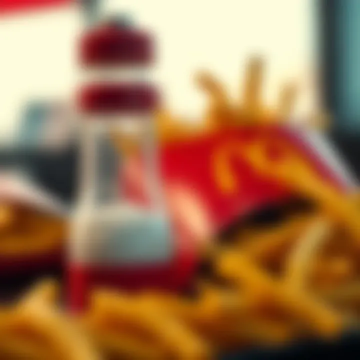 A salt shaker beside a serving of McDonald's fries, highlighting the role of salt in fast food flavor