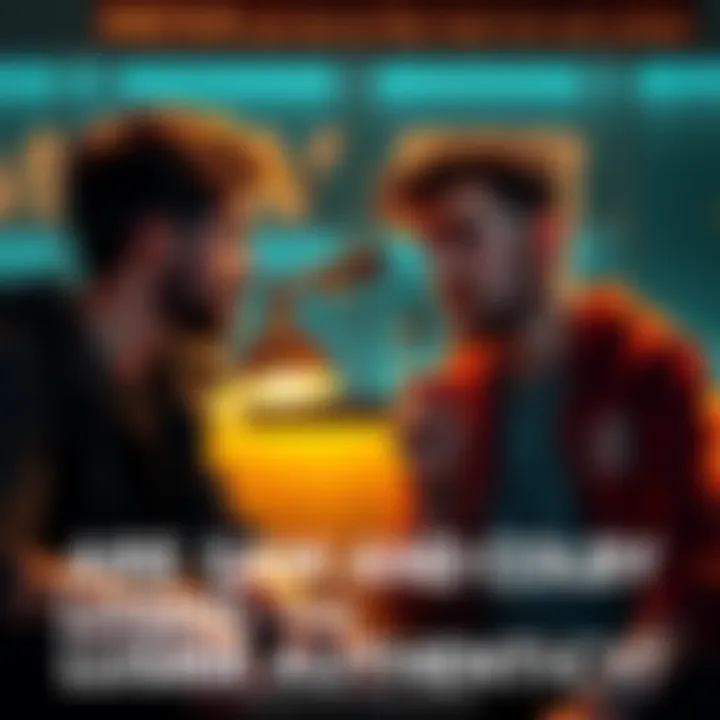 Sam and Colby having a conversation about their recent videos, showing mixed emotions and concern about change