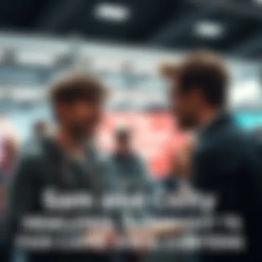 Sam and Colby talking to fans in a casual setting, sharing insights and clarifications