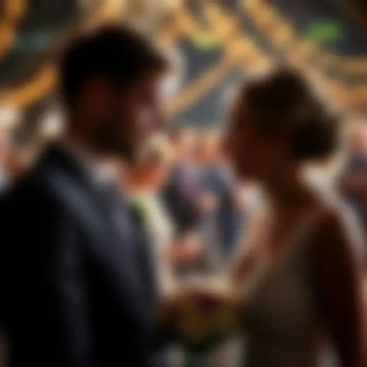 A somber reflection on friendship and absence during a wedding celebration