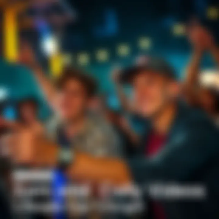 Sam and Colby engaging with fans in an exciting scene from one of their memorable videos