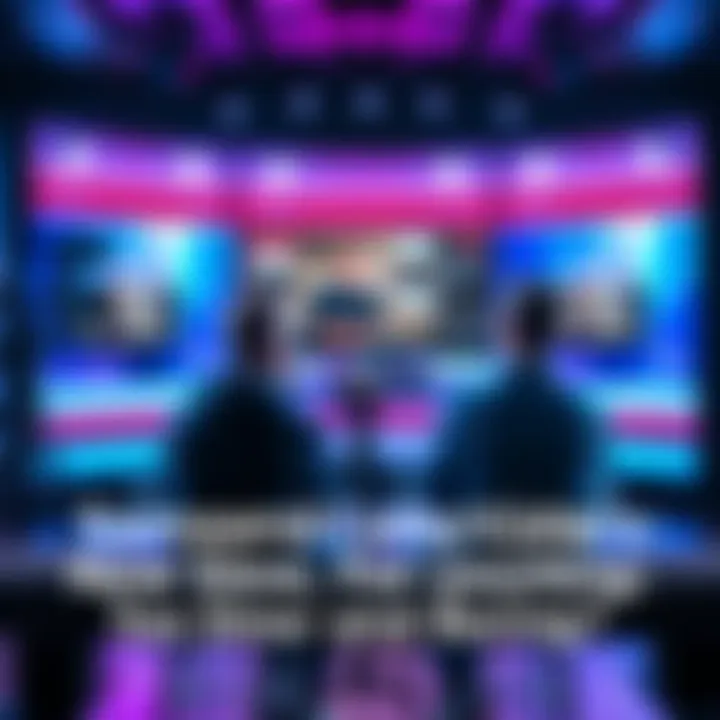 SamandColby Discussing Their New Video Sam and Colby sitting in front of a camera, looking at a screen showing their latest video, with a debate happening around them.
